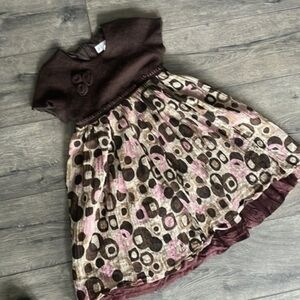 Trish Scully dress Boutique brown dress size 6X